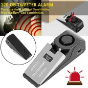 2x Security Door Stop Alarm Portable Travel Hotel Home Safety Device Lock AU