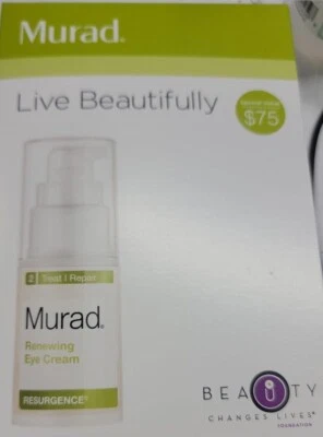 Murad Resurgence Renewing Eye Cream Full Size 0.5 Fl oz