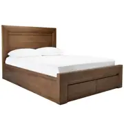 [Sleeping Giant] Bellambi Dark Messmate Gas Lift Storage Bed Frame
