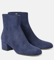 [Gianvito Rossi] Gianvito Rossi 45 suede ankle boots AU 9 blue