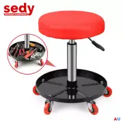 150Kg Rolling Pneumatic Creeper Garage Padded Mechanic Stool Tool Tray Storage