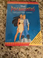 POCAHONTAS DISNEY MOVIE TRADING CARD ALBUM SKYBOX 1995 FACTORY SEALED + 2 PACKS