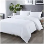 Royal Comfort 1000 Thread Count Blended Bamboo Quilt Cover Set Double White