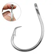 20/50 Fishing Tuna Circle Hooks 39950SS Stainless Steel Saltwater Hook 4/0-16/0