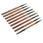 9pcs Nail Art Brushes Set UV Gel Brush Gel Tips Builder Nail Design Painting EOM