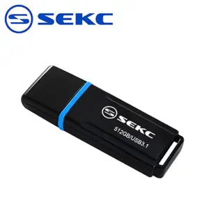 【SEKC】512GB USB3.1 Gen1高速隨身碟SDU50(爵士黑)