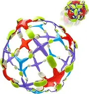 Expanding Ball Toy Sphere - Colorful Fidget Ball Stretchy Sphere,Telescopic Toys for Kids, Outdoor Throwing Fidget Party Props for Breathing Exercises and Play