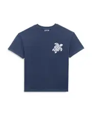 Vilebrequin Embroidered Turtle Short Sleeve Tee - Little Kid, Big Kid