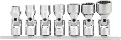 W38980 3/8-Inch Drive SAE 7 Piece Flex Socket Set