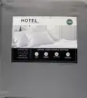 Hotel Signature Sateen 800 King Staple Cotton Bed Sheet Set 6 piece Grey