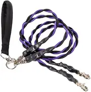 Dog Leads - Long Traction Double Rope | Comfortable Heavy Duty Strong Pet Accessories for Walks Comfort Pulling Improved Safety Outdoor Beach Park Training