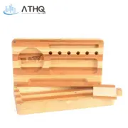 RAW Rolling Tray Bamboo Backflip Wood RAWTRAYBAMBOOMAGNET