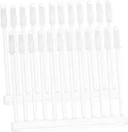 HEATSHAKING 24Pcs Transparent Ear Cleaning Sticks for Deep Removal Gentle and User Friendly Ear Care Tools for Adults for Home and Travel