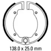 Ferodo Front Brake Shoes for BSA 125 BANTAM D7 1948-1970