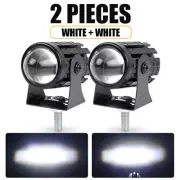 2x 24W White Mini LED Work Light Bar Fog Driving Spot Pods Off Road SUV Truck