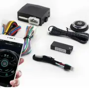Car Engine Start Keyless Entry Alarm System Push Button Remote Starter Stop Kit (for: Fiat)