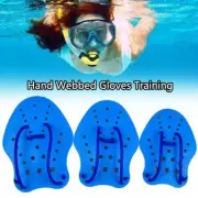 Flexible Diving Gloves Adjustable Strap Learn Swimming Hand Paddles Training