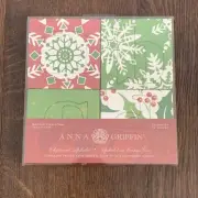 Anna Griffin Chipboard Alphabet Hannah Christmas Collection 52 Pieces New 2008