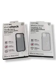 Tech21 Evo Check/Clear Apple iPhone 12 12pro Lot Of 2 Protective Case.