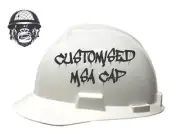 DESIGN YOUR OWN Custom Hydrographic Safety Hard Hat MSA Cap Style