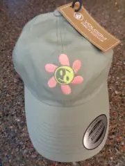 Volcom Stone Wonder Dad Hat Light Army Green Strapback OSFM New One Size