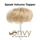 SPEAK VOLUME Topper Envy Wigs SPARKLING CHAMPAGNE Hairpiece Top of Head 4 Clips