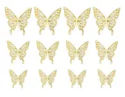 12 pcs 3D Butterfly Wall Stickers Room DIY Decal Removable Art Decorations