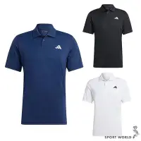 在飛比找Yahoo!奇摩拍賣優惠-【下殺】Adidas 短袖上衣 男裝 網球 Polo衫 排汗