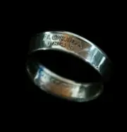 Handmade Florida state quarter coin ring 90% Silver Proof. EXCELLENT DETAIL!!