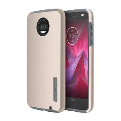 Incipio Motorola Moto Z2 Force DualPro Case, Iridescent Champagne/Gray
