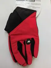Assos Full Finger Cycling Gloves RED Spring Summer XS
