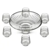 Waterford Master Craft Lismore Arcus Punch Bowl Set
