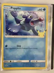 Pokemon POPPLIO SM03 Oversized First Partner Pack Promo