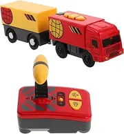 Remote Control Electric Train Set for Kids Battery Operated Locomotive Toy Simulation Train Model for Toddlers Birthday Present