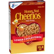 Honey Nut Cheerios Heart Healthy Gluten Free Breakfast Cereal, 10.8oz