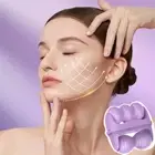 W and V Ice Shaping Ice Facial Roller Portable Ice Roller for Face Eye Body