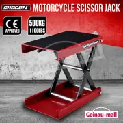 Motorbike Jack Stand Hoist Lift Scissor Table Motorcycle Repair Working Bench