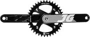 Crankset AL-6061-T6 Aluminum Alloy CNC Manufactured, 4 Spider Arms, AL7075 104BCD Chainring, 30T 32T 34T 36T 38T 40T, 68-73mm Bottom Bracket or Square Bottom Bracket