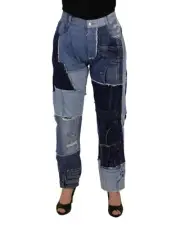 Dolce & Gabbana Patchwork Jeans Distressed Denim Women Multicolor Pants