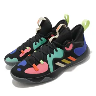 adidas 籃球鞋 Harden Stepback 2 黑 彩色 哈登 大鬍子 男鞋 愛迪達 【ACS】 FZ1069