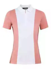 J Lindeberg Women's EVELINA Golf POLO GWJT07438 S125 Pink Small NEW NWT