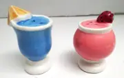 Cocktail Summer Drinks MINI Salt And Pepper Set Cracker Barrel Collectible NEW