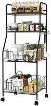 Useful Fruit and Vegetable Rack Multifunction Kitchen Storage Rack Kitchen Shelf Multilayer Vegetable Rack Microwave Storage Rack Strong and Sturdy