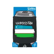 Uzbekistan Country Flag Nationality - Stubby Holder With Base
