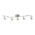 Ikea Barometer Ceiling Track Light 5 Spotlights Nickel Plated NEW 202.625.81