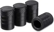 RZAPCTPB Fit for Ford Focus Mondeo Mk4 Mk5 Ranger Fusion Kuga,Valve Stem Caps for Cars,4 Pack Air Valve Caps for Car Tires,Car Accessorier