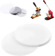 BEAMNOVA 100 Sets Transparent Film for 75Mm (3 In) Badge Maker Machine