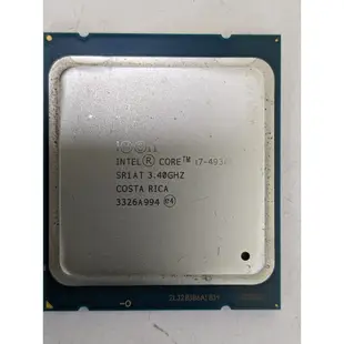 Intel Core i7 4930K 3.4GHz LGA2011 正式版 處理器 二手良品 無風扇