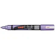 Uni Liquid Chalk Marker Bullet Tip Metallic Violet