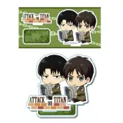 NEW Attack on Titan Season 3 Eren x Levi Acrylic Stand Figure Official Japan